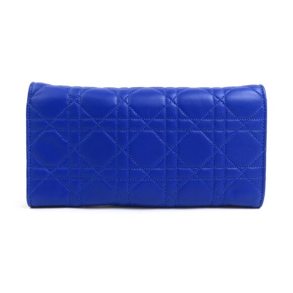 DIOR Blue Leather Wallet - Picture 2 of 5